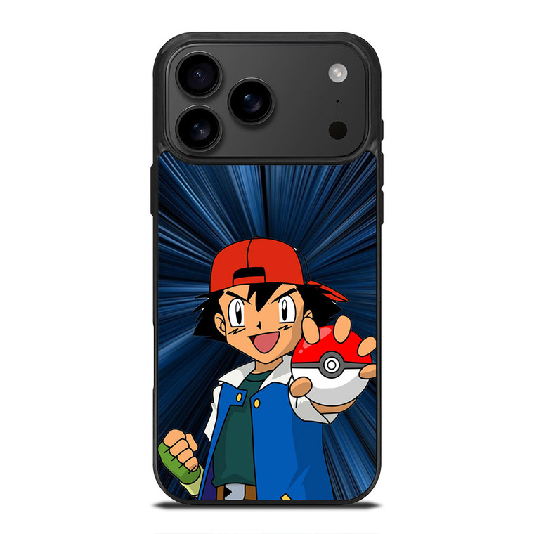 ASH KETCHUM POKEMON BALL iPhone 17 Pro Max Case