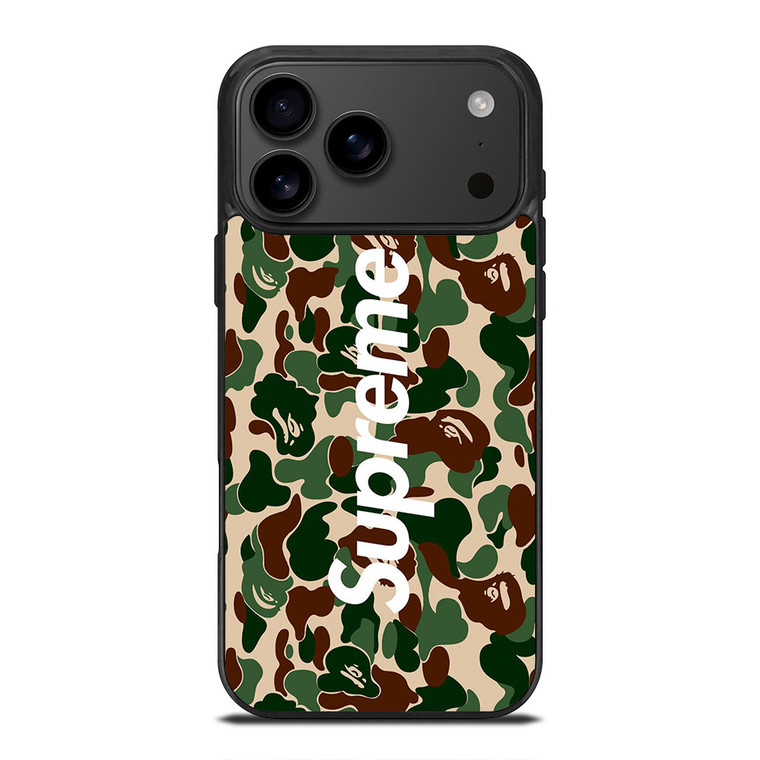 BAPE CAMO SUPREME iPhone 17 Pro Max Case