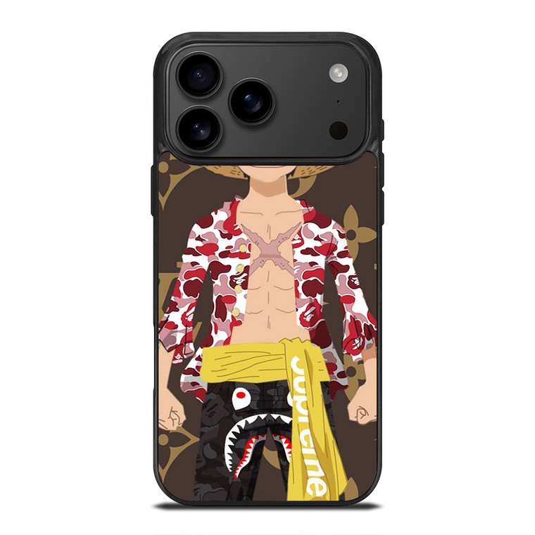 LUFFY ONE PIECE HYPEBEAST iPhone 17 Pro Max Case