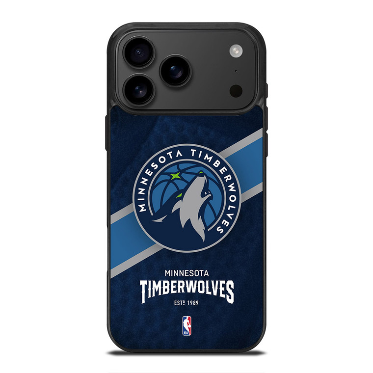 MINNESOTA TIMBERWOLVES LOGO 3 iPhone 17 Pro Max Case