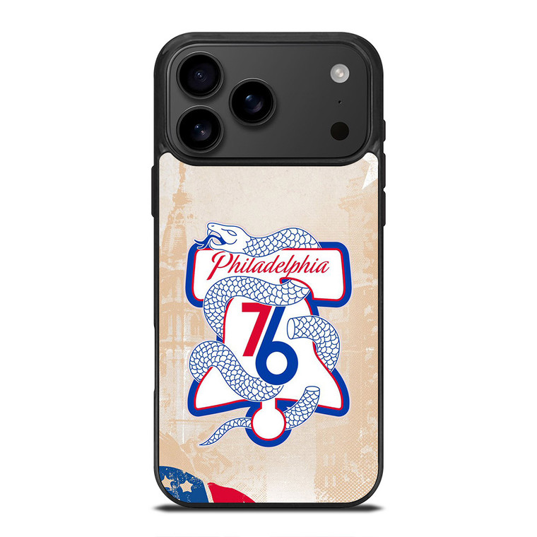 PHILADELPHIA 76ERS LOGO 3 iPhone 17 Pro Max Case