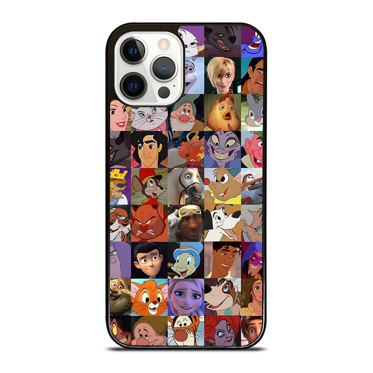 ALL DISNEY CHARACTERS COLLAGE iPhone 12 Pro Case