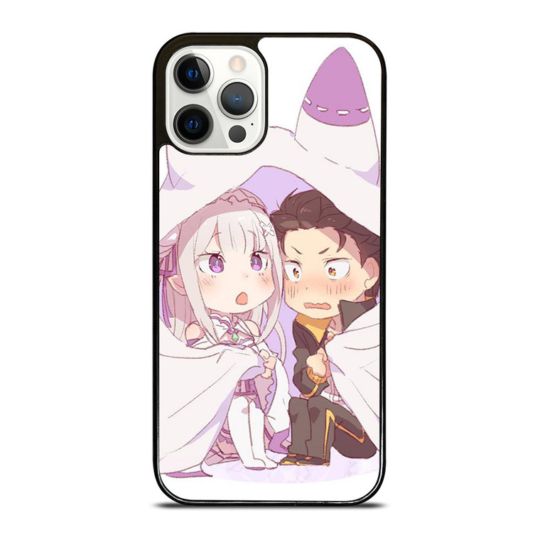 SUBARU AND EMILIA CHIBI iPhone 12 Pro Case