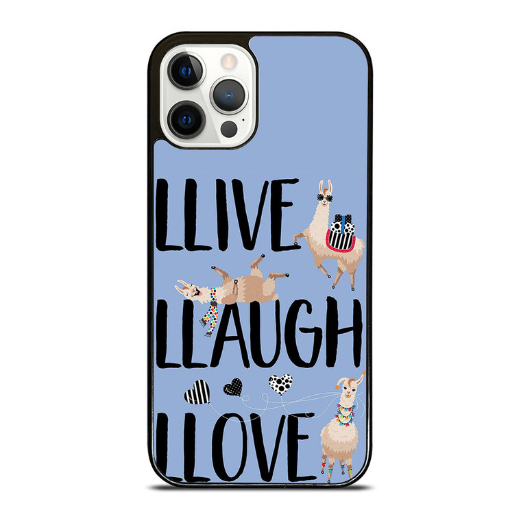 LLAMA LLIVE LLAUGH LLOVE iPhone 12 Pro Case