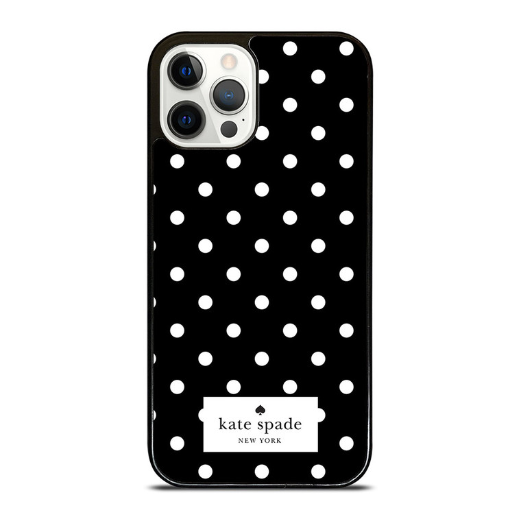 KATE SPADE POLKA BLACK iPhone 12 Pro Case