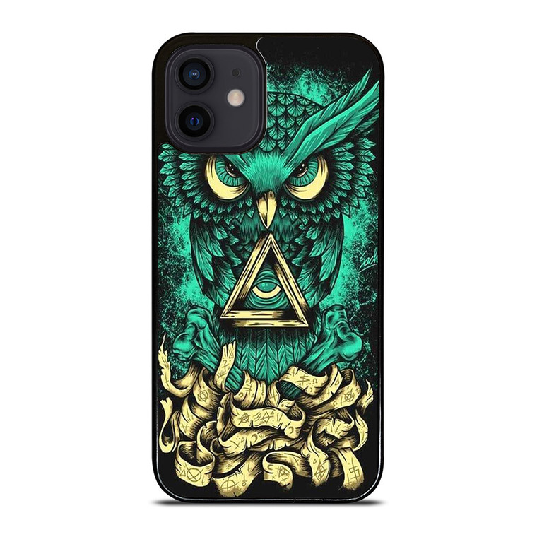 OWL SUGAR SKULL TATTOO iPhone 12 Mini Case