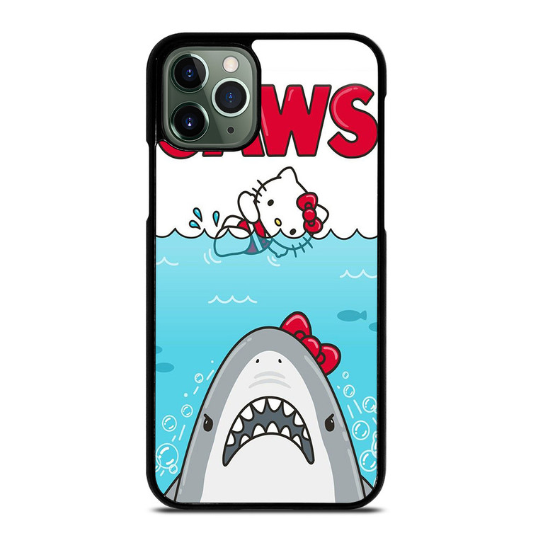 JAWS VS HELLO KITTY iPhone 11 Pro Max Case