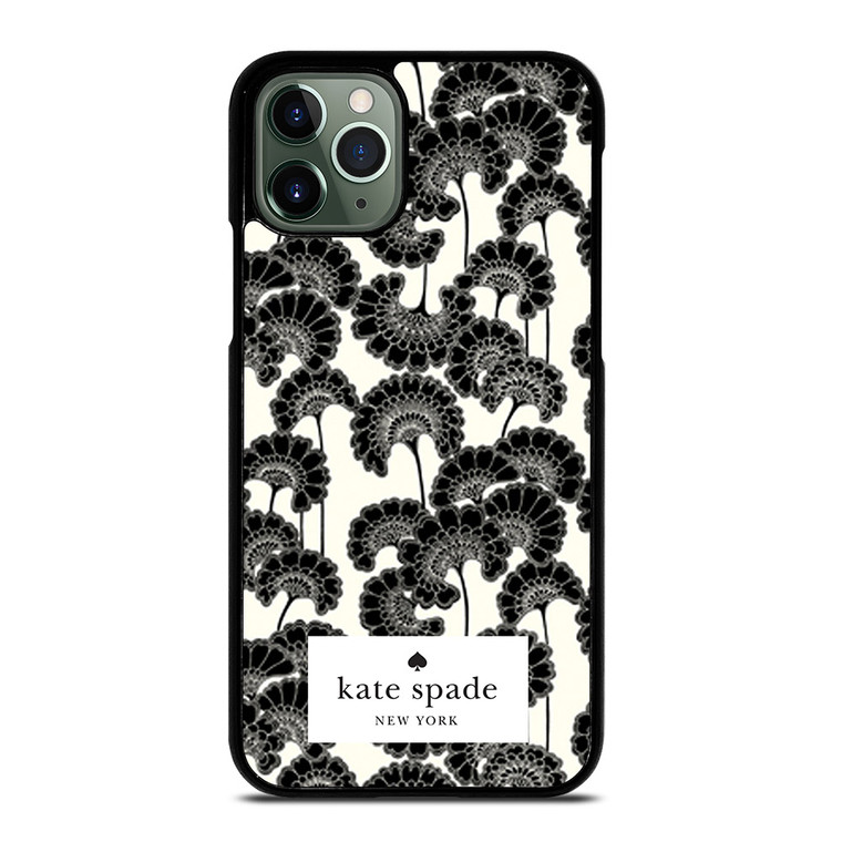JAPANESE BLACK FLORAL KADE SPADE iPhone 11 Pro Max Case