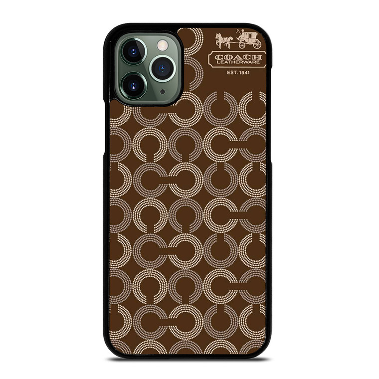COACH PATTERN LOGO iPhone 11 Pro Max Case
