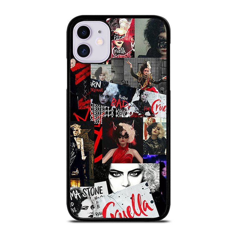 CRUELLA EMMA STONE COLLAGE iPhone 11 Case