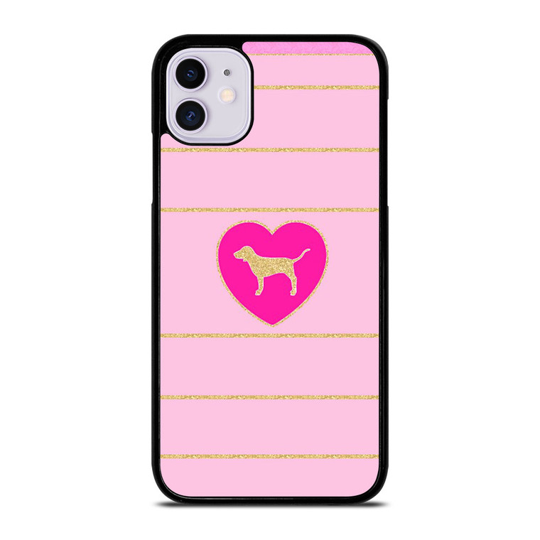 DOG PINK VICTORIA'S SECRET 2 iPhone 11 Case DOG PINK VICTORIA'S SECRET 2 iPhone 11 Case