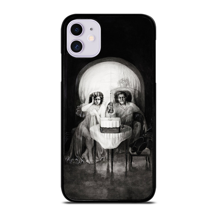 DATE SKULLS ILLUSION BLACK iPhone 11 Case