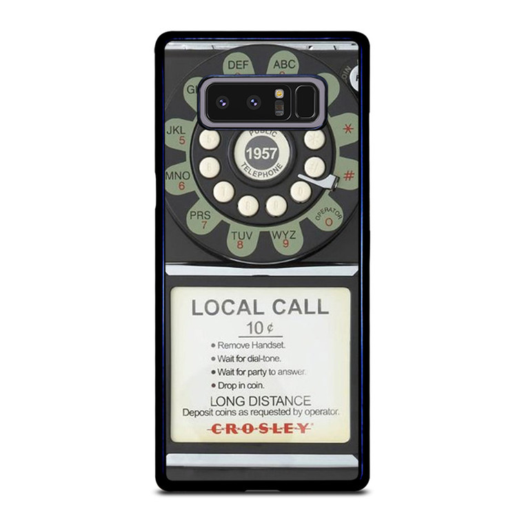 VINTAGE RETRO PAYPHONE 3 Samsung Galaxy Note 8 Case