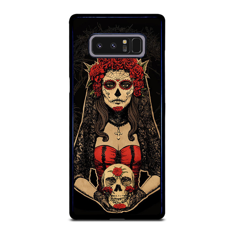 SUGAR SKULL GIRL 2 Samsung Galaxy Note 8 Case