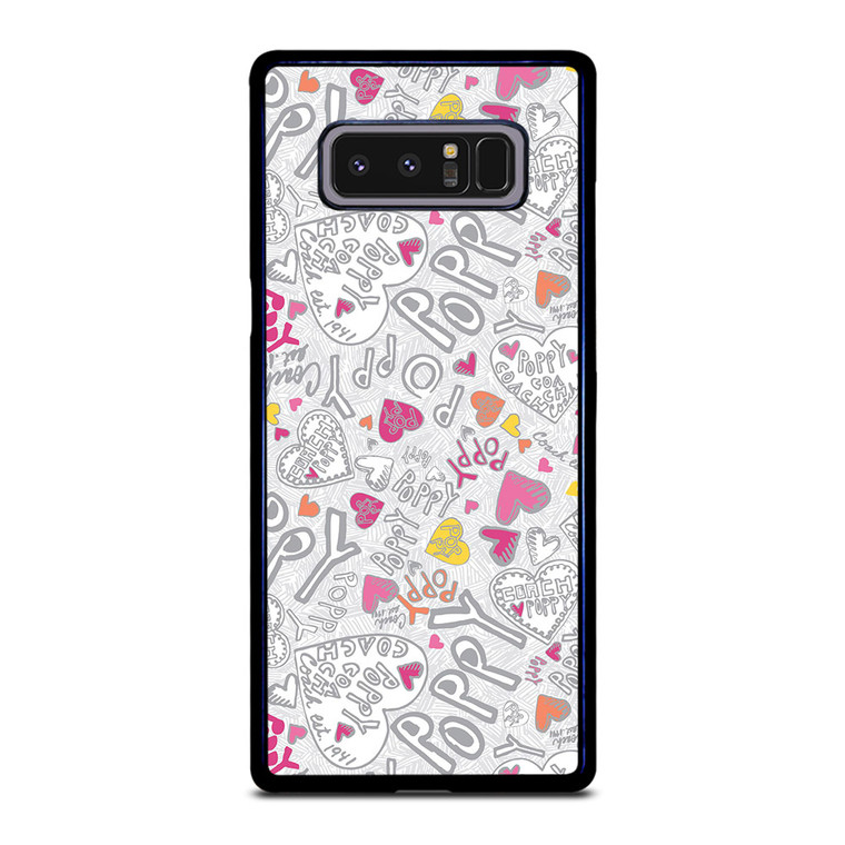 PINK COACH PATTERN LOGO Samsung Galaxy Note 8 Case PINK COACH PATTERN LOGO Samsung Galaxy Note 8 Case