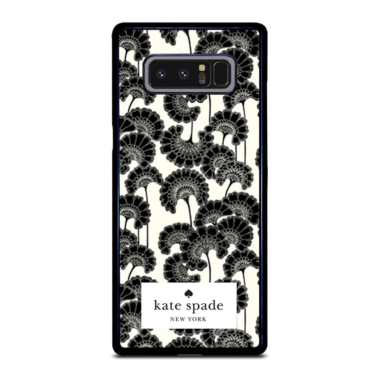 JAPANESE BLACK FLORAL KADE SPADE Samsung Galaxy Note 8 Case JAPANESE BLACK FLORAL KADE SPADE Samsung Galaxy Note 8 Case