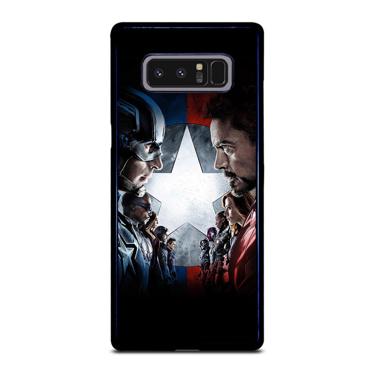 CIVIL WAR MARVEL Samsung Galaxy Note 8 Case CIVIL WAR MARVEL Samsung Galaxy Note 8 Case