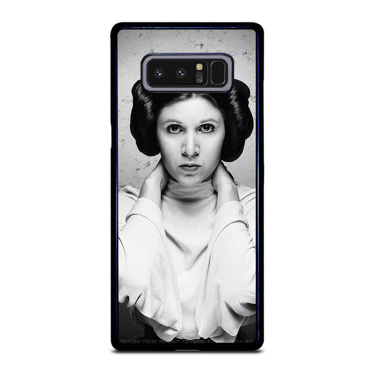 CARRIE FISHER PRINCESS LEIA STAR WARS 2 Samsung Galaxy Note 8 Case CARRIE FISHER PRINCESS LEIA STAR WARS 2 Samsung Galaxy Note 8 Case