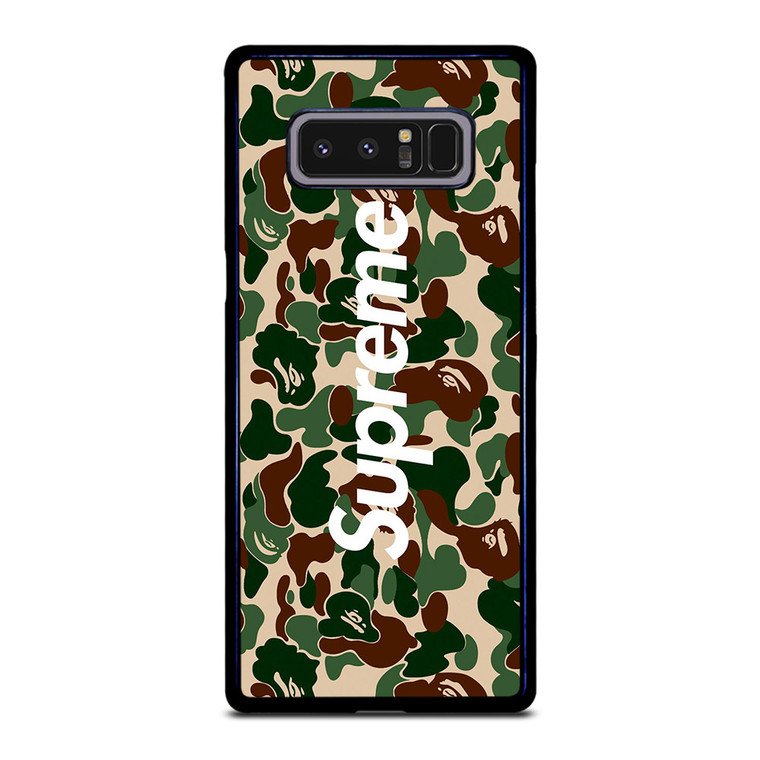 BAPE CAMO SUPREME Samsung Galaxy Note 8 Case BAPE CAMO SUPREME Samsung Galaxy Note 8 Case