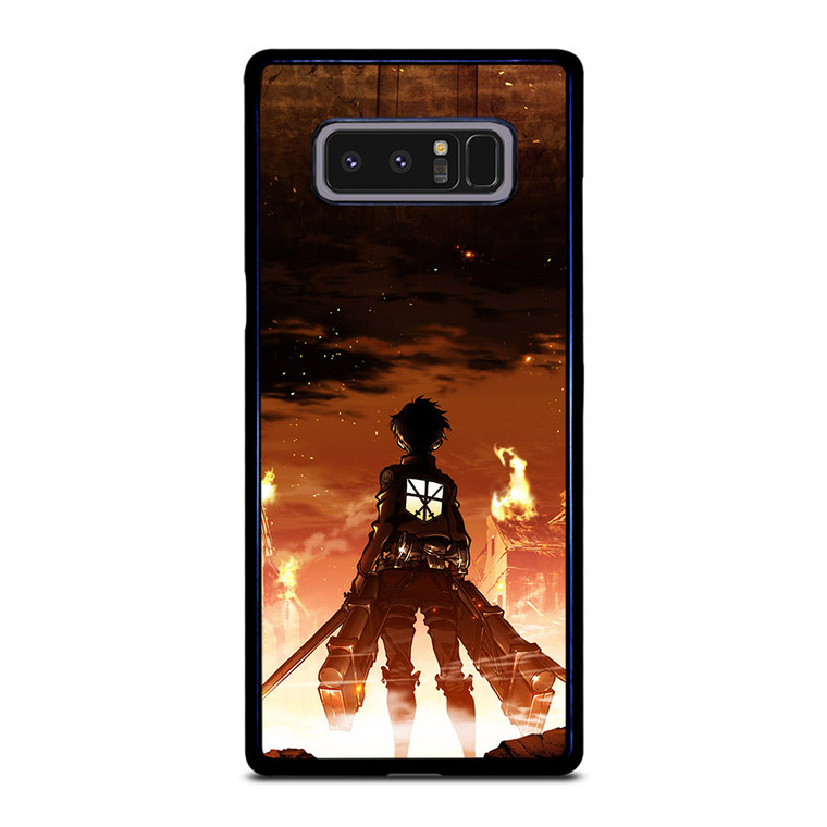 ATTACK ON TITAN EREN YEAGER 2 Samsung Galaxy Note 8 Case ATTACK ON TITAN EREN YEAGER 2 Samsung Galaxy Note 8 Case