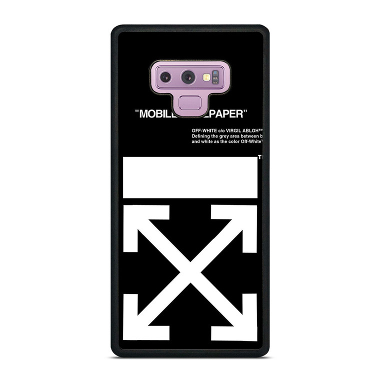 OFF WHITE Samsung Galaxy Note 9 Case