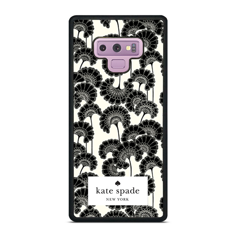 JAPANESE BLACK FLORAL KADE SPADE Samsung Galaxy Note 9 Case JAPANESE BLACK FLORAL KADE SPADE Samsung Galaxy Note 9 Case