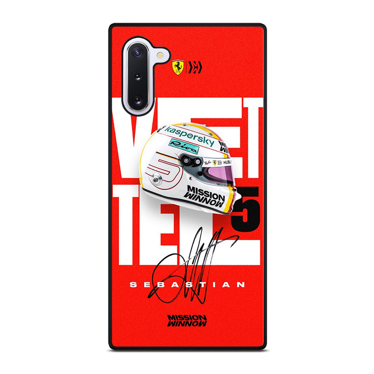 SEBASTIAN VETTEL HELMET Samsung Galaxy Note 10 Case