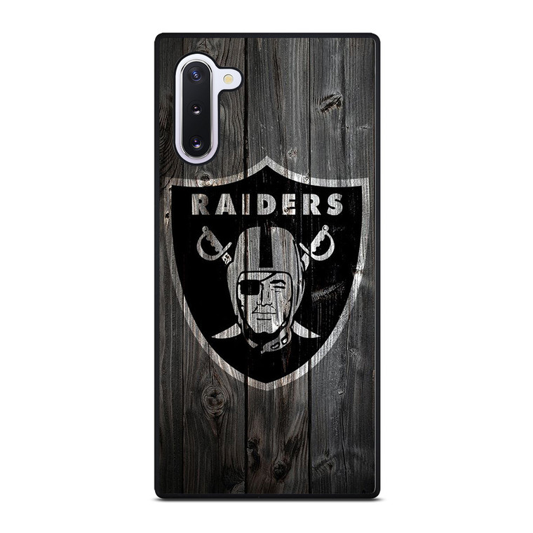 OAKLAND RAIDERS LOGO WOODEN Samsung Galaxy Note 10 Case