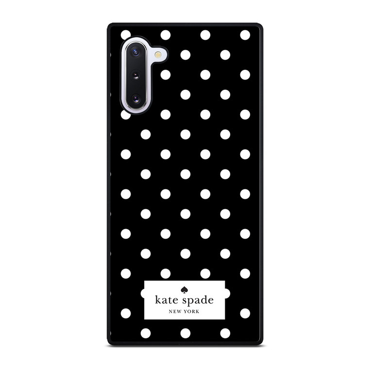 KATE SPADE POLKA BLACK Samsung Galaxy Note 10 Case