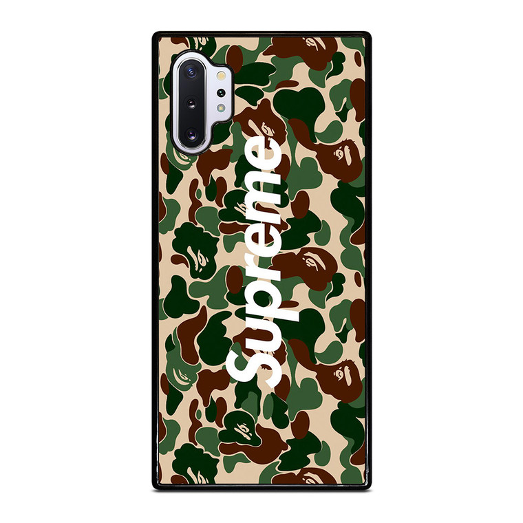 BAPE CAMO SUPREME Samsung Galaxy Note 10 Plus Case BAPE CAMO SUPREME Samsung Galaxy Note 10 Plus Case