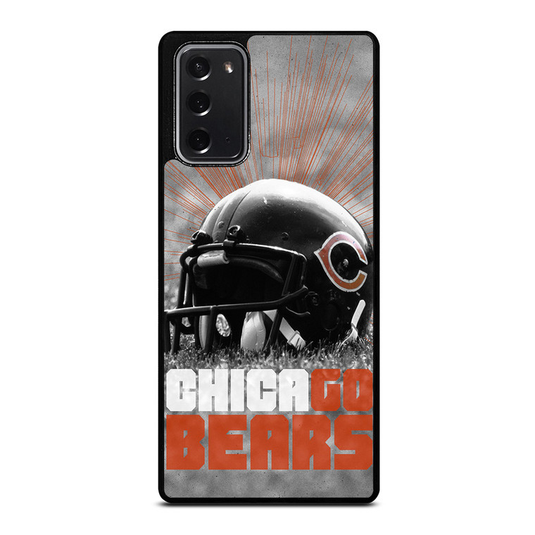 CHICAGO BEARS HELMET 2 Samsung Galaxy Note 20 Case CHICAGO BEARS HELMET 2 Samsung Galaxy Note 20 Case