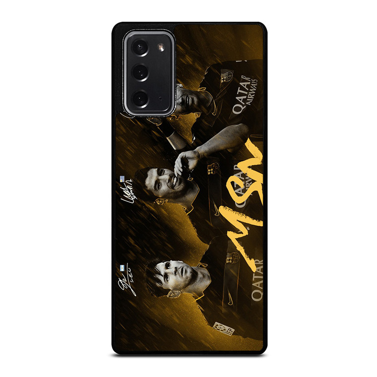 MESSI SUAREZ NEYMAR MSN BARCELONA Samsung Galaxy Note 20 Case