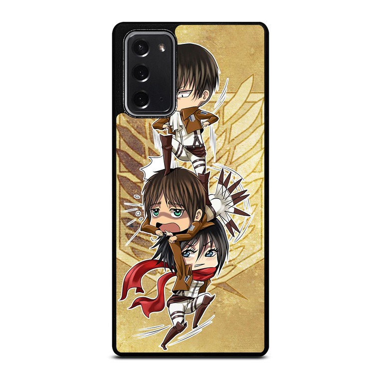 CHIBI ATTACK ON TITAN Samsung Galaxy Note 20 Case CHIBI ATTACK ON TITAN Samsung Galaxy Note 20 Case