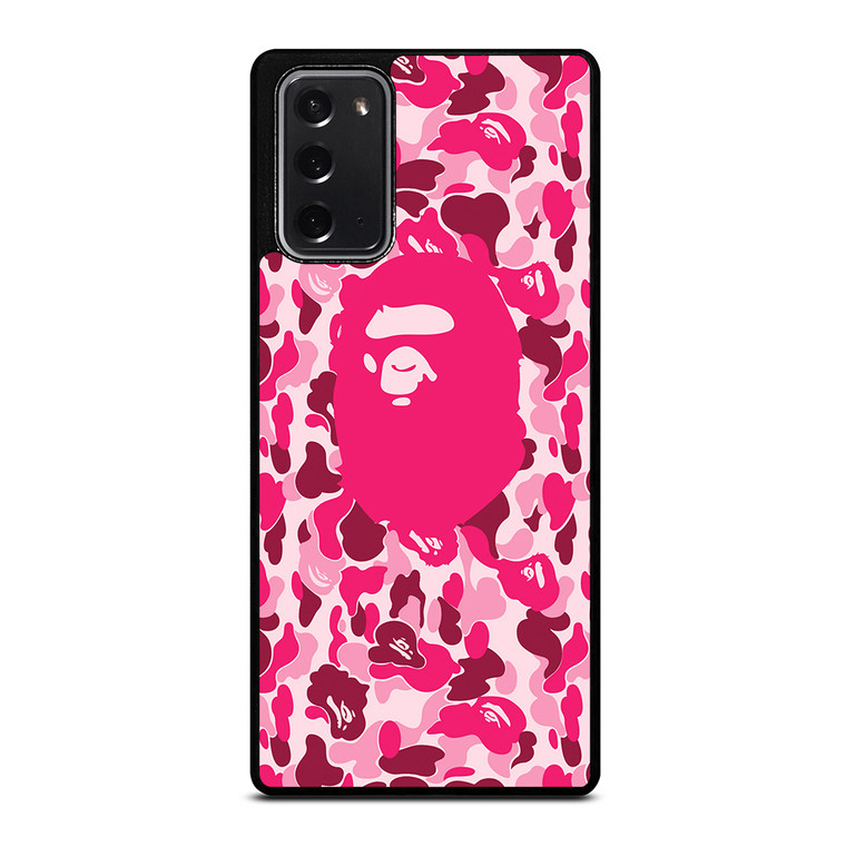 CAMO BAPE LOGO 4 Samsung Galaxy Note 20 Case