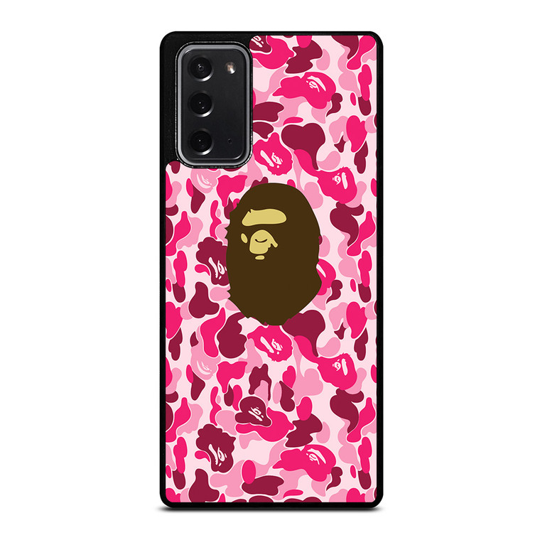 CAMO BAPE LOGO 2 Samsung Galaxy Note 20 Case