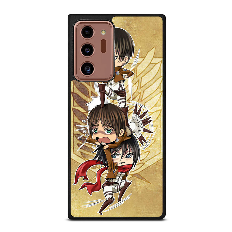 CHIBI ATTACK ON TITAN Samsung Galaxy Note 20 Ultra Case CHIBI ATTACK ON TITAN Samsung Galaxy Note 20 Ultra Case
