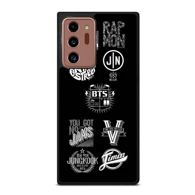 BTS BANGTAN BOYS KPOP LOGO Samsung Galaxy Note 20 Ultra Case BTS BANGTAN BOYS KPOP LOGO Samsung Galaxy Note 20 Ultra Case