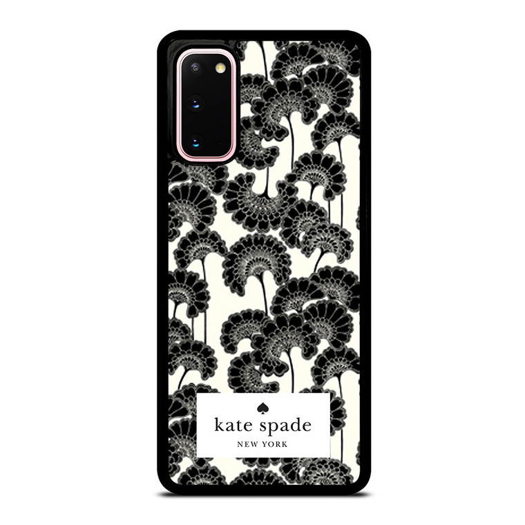 JAPANESE BLACK FLORAL KADE SPADE Samsung Galaxy S20 Case