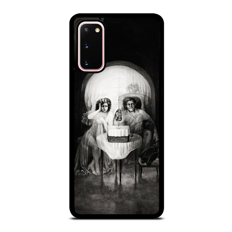 DATE SKULLS ILLUSION BLACK Samsung Galaxy S20 Case