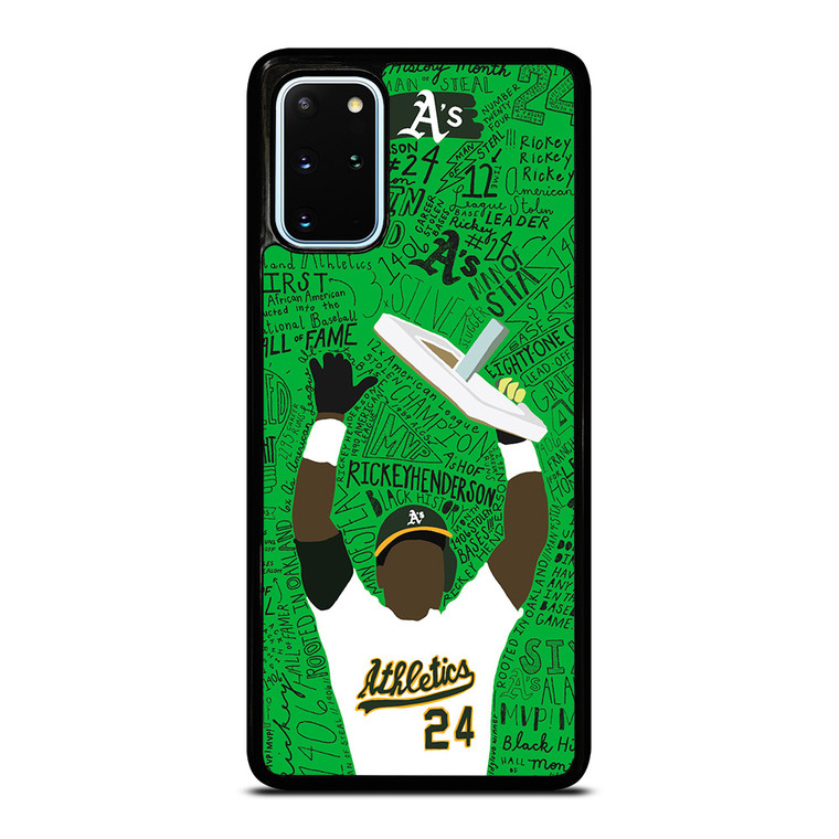 OAKLAND ATHLETICS RICKEY HENDERSON Samsung Galaxy S20 Plus Case