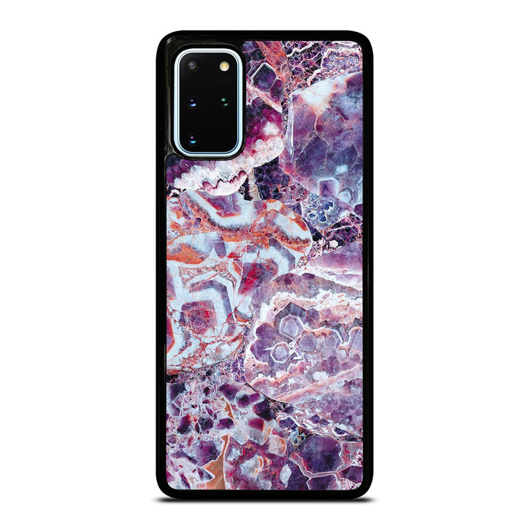 PURPLE CRYSTAL MARBLE PATTERN 2 Samsung Galaxy S20 Plus Case