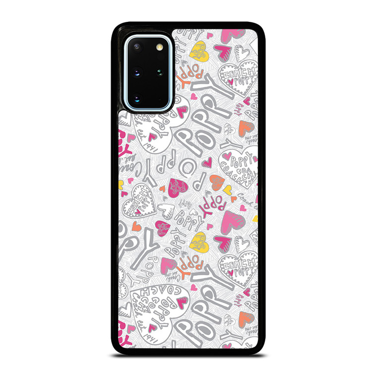 PINK COACH PATTERN LOGO Samsung Galaxy S20 Plus Case