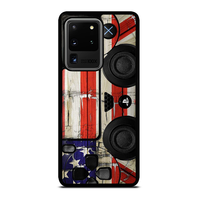 PS4 CONTROLLER AMERICAN Samsung Galaxy S20 Ultra Case