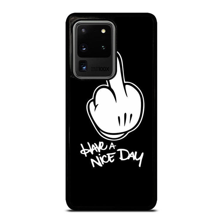 MICKEY MOUSE MIDDLE FINGER Samsung Galaxy S20 Ultra Case