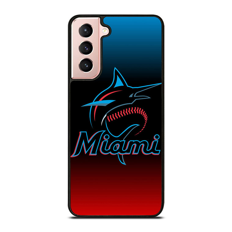 MIAMI MARLINS MLB LOGO Samsung Galaxy S21 Case