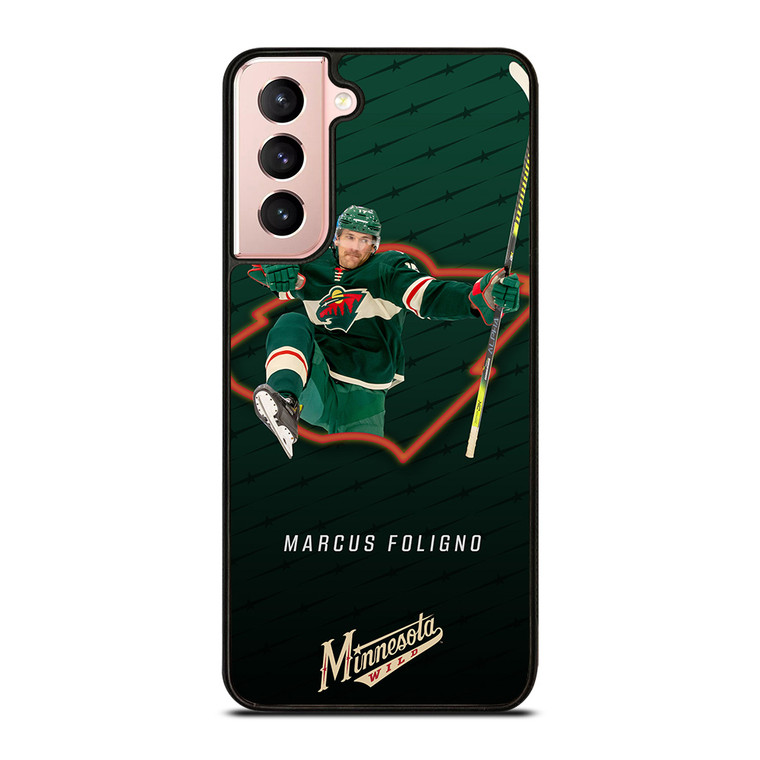 MARCUS FOLIGNO MINNESOTA WILD Samsung Galaxy S21 Case MARCUS FOLIGNO MINNESOTA WILD Samsung Galaxy S21 Case