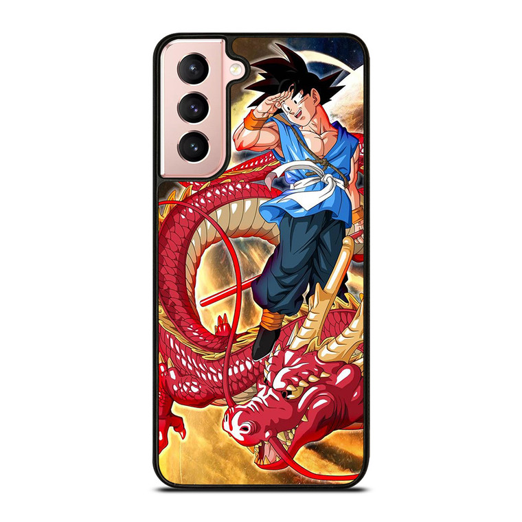 GOKU AND SHENRON DRAGON Samsung Galaxy S21 Case