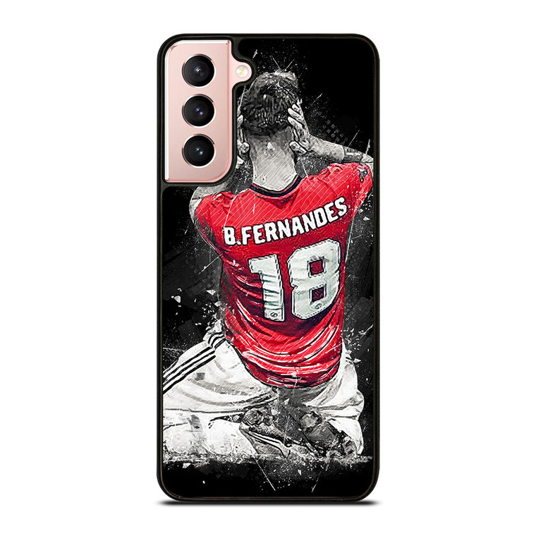 BRUNO FERNANDES MANCHESTER UNITED 2 Samsung Galaxy S21 Case