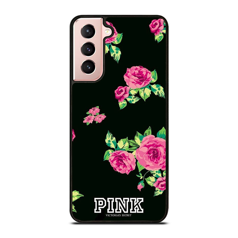 VICTORIA'S SECRET FLORAL PINK Samsung Galaxy S21 Case