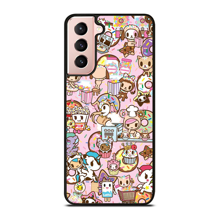 TOKIDOKI UNICORN DONUTELLA COLLAGE Samsung Galaxy S21 Case